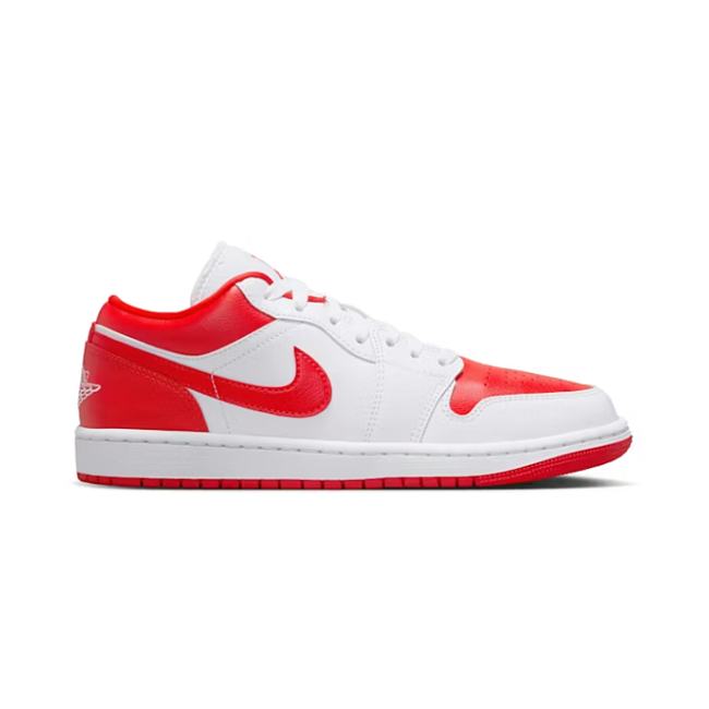 Air Jordan 1 Low White Chile Red (Women's) DC0774-110 - 1