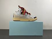 Lanvin Leather Curb White Black Gum (Women's) FW-SKDK02-DRA2-A2100 - 2
