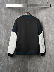 Louis Vuitton 25SS Color Block Embroidered Cotton Baseball Jacket - 5