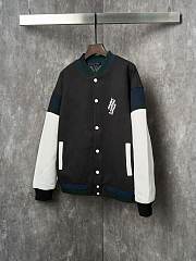 Louis Vuitton 25SS Color Block Embroidered Cotton Baseball Jacket - 3