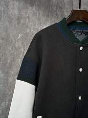 Louis Vuitton 25SS Color Block Embroidered Cotton Baseball Jacket - 2