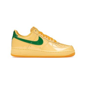 Nike Air Force 1 Low Patent Leather Topaz Gold Pine Green IO4489-700