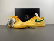 Nike Air Force 1 Low Patent Leather Topaz Gold Pine Green IO4489-700 - 2