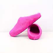 Marni Fussbett Sabot in Fuchsia Calf Hair  - 2