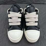 Rick Owens Jumbo Lace Padded Sneaks Low Black Milk  RU02C7893-311 - 4
