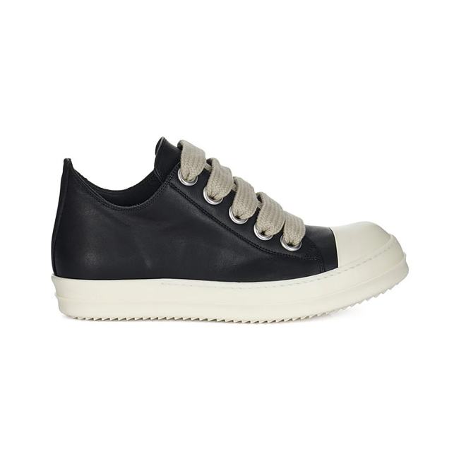 Rick Owens Jumbolace Low Black/Milk - 1