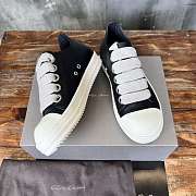 Rick Owens Jumbolace Low Black/Milk - 3