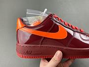Nike Air Force 1 Low Patent Leather Dark Team Red Safety Orange IO4489-601  - 5