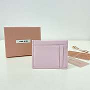 Miu Miu Matelassé nappa leather card holder 5MC076_AFPP_F0E18 8x10.5 cm - 2