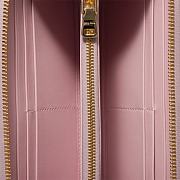 Miu Miu Large matelassé nappa leather wallet Alabaster Pink 9.5*19.5 cm - 2