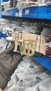 Burberry Reversible Check TB Belt - 2