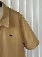 Prada Short-sleeved Re-Nylon zipper shirt  - 2