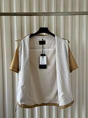 Prada Short-sleeved Re-Nylon zipper shirt  - 5