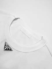 Prada Logo-Plaque Cotton T-Shirt - 2