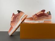 Louis Vuitton Trainer Sneaker Orange 1AJTPM - 4