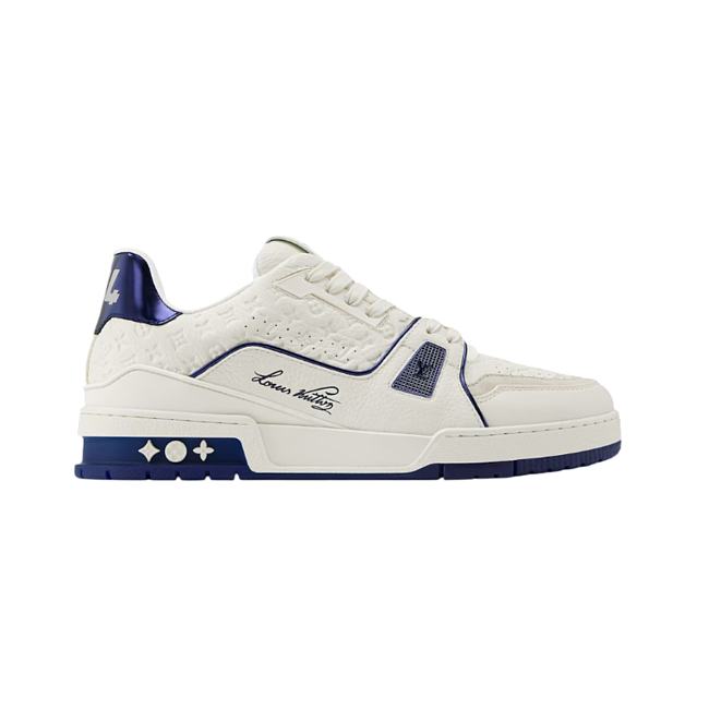 Louis Vuitton Trainer Sneaker Marine 1AKCLY - 1