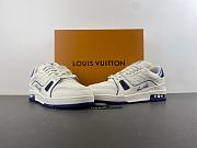 Louis Vuitton Trainer Sneaker Marine 1AKCLY - 5