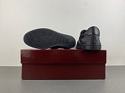 Gucci Stretch Low-Top Sneaker Black Leather 865441 AAGFF 1048 - 4