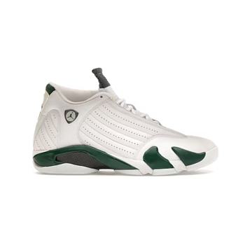 Air Jordan 14 Retro White Forest Green 311832-131