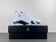 Air Jordan 14 Retro White Forest Green 311832-131 - 6