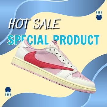 Air Jordan 1 Retro Low OG SP Travis Scott Shy Pink IQ7604-101