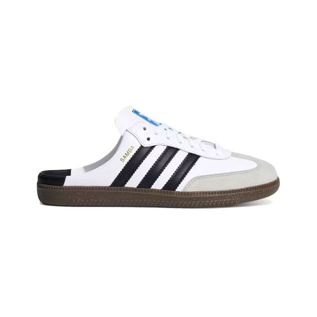 Adidas Samba Mule White Black Gum (Women's) LB3814 - 1