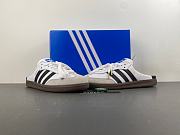 Adidas Samba Mule White Black Gum (Women's) LB3814 - 2