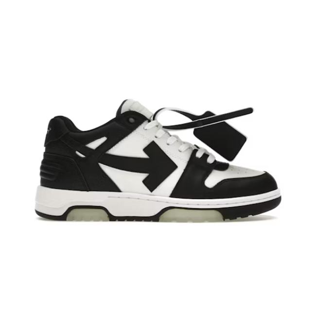 OFF-WHITE Out Of Office OOO Low Tops White Black White OMIA189C99LEA0011004 - 1