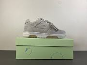OFF-WHITE Out Of Office OOO Low Tops Vintage Suede Destressed White  OMIA189F22LEA0120101 - 3