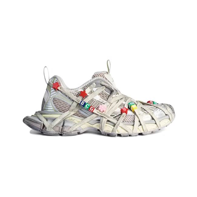 Balenciaga 3XL Extreme Lace Eggshell Multicolor 778698 W3XBD 9188 - 1
