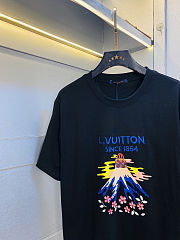  Louis Vuitton Black Eruption Volcano T-Shirt - Since 1854 - 6