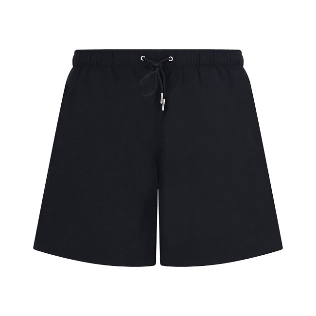 Hermes Maze Check Water-Sensitive Color-Changing Beach Shorts Black - 1