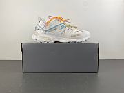 Balenciaga Track Trail Laces Sneaker in white, orange, blue and pink polyurethane, polyester and polyamide 800590WTRHK9745 - 5