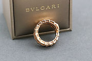 Bvlgari Serpenti Series Three-Strand Serpent Ring with Diamonds - 5