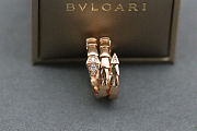 Bvlgari Serpenti Series Three-Strand Serpent Ring with Diamonds - 2