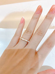 Bvlgari diamond-encrusted white serpentine ring - 5