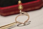 Cartier Juste un Clou ring, small model, half-paved - 6