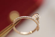 Cartier Juste un Clou ring, small model, half-paved - 5