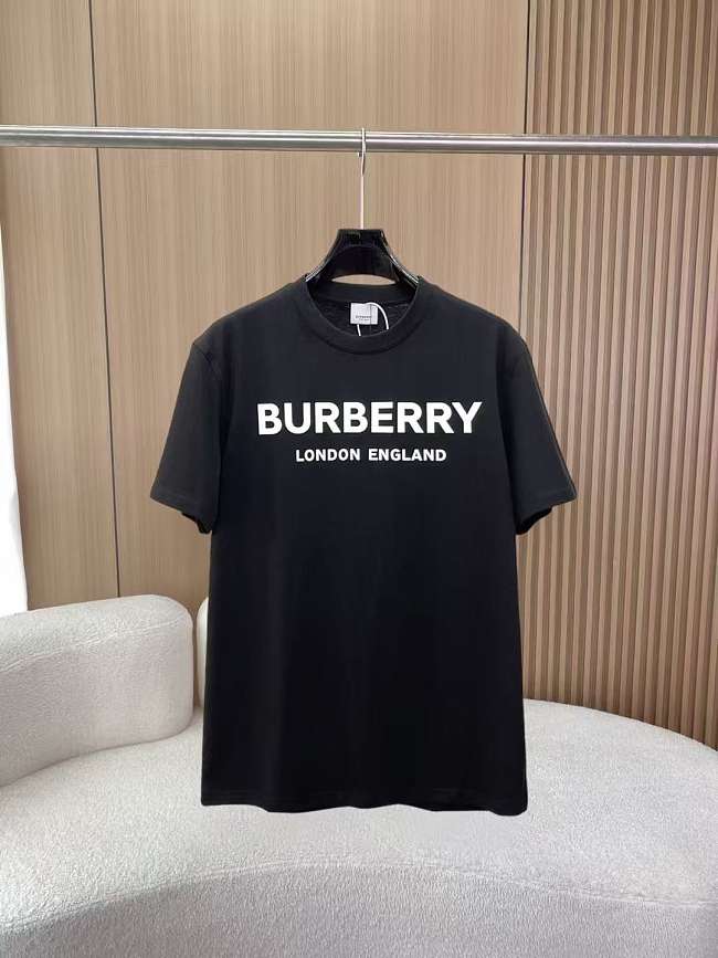 Burberry Logo Print Cotton T-Shirt - 1