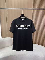 Burberry Logo Print Cotton T-Shirt - 6
