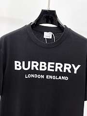 Burberry Logo Print Cotton T-Shirt - 4