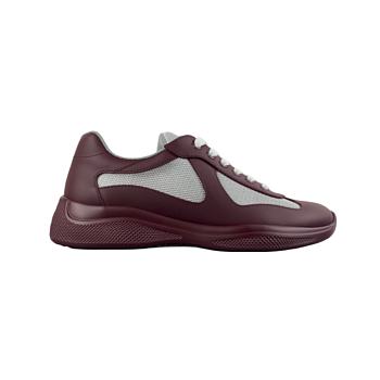 Prada America's cup sneakers amaranth red