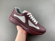 Prada America's cup sneakers amaranth red - 2