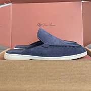Loro Piana Babouche Walk Suede Slippers  - 1