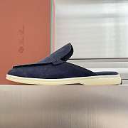 Loro Piana Babouche Walk Suede Slippers  - 6
