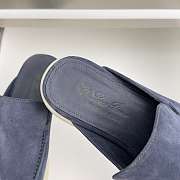 Loro Piana Babouche Walk Suede Slippers  - 3