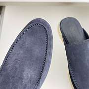 Loro Piana Babouche Walk Suede Slippers  - 2