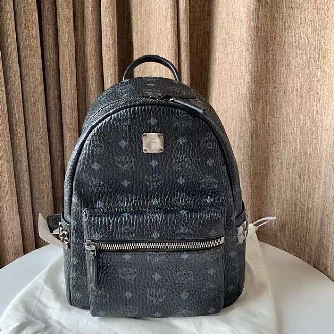MCM Stark Backpack In Visetos Black 33x41x15cm - 1