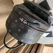 MCM Stark Backpack In Visetos Black 33x41x15cm - 3