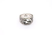 Gucci Vintage-style engraved ring  - 1